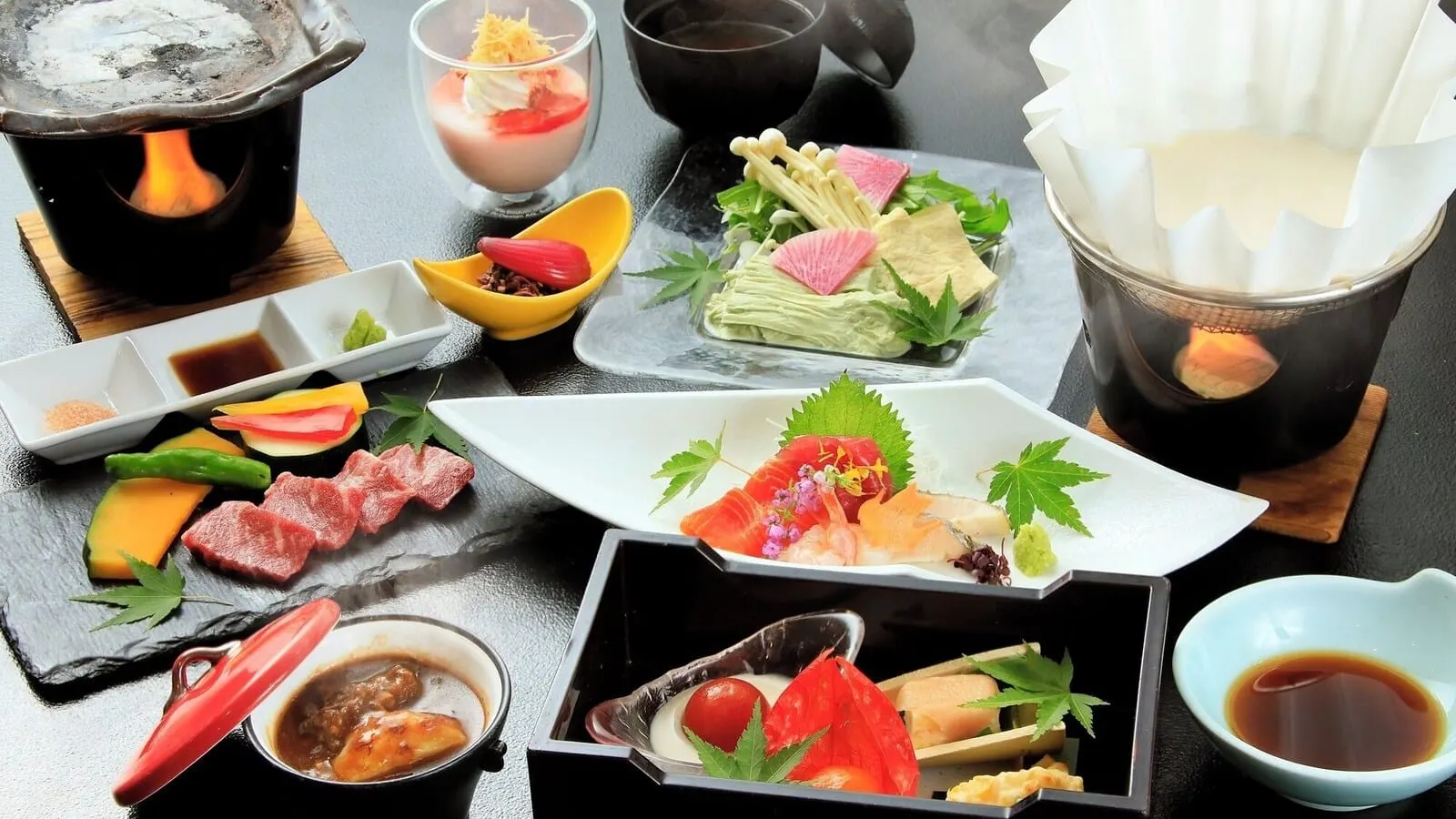 Okunikko Hotel Shikisai: A kaiseki dinner