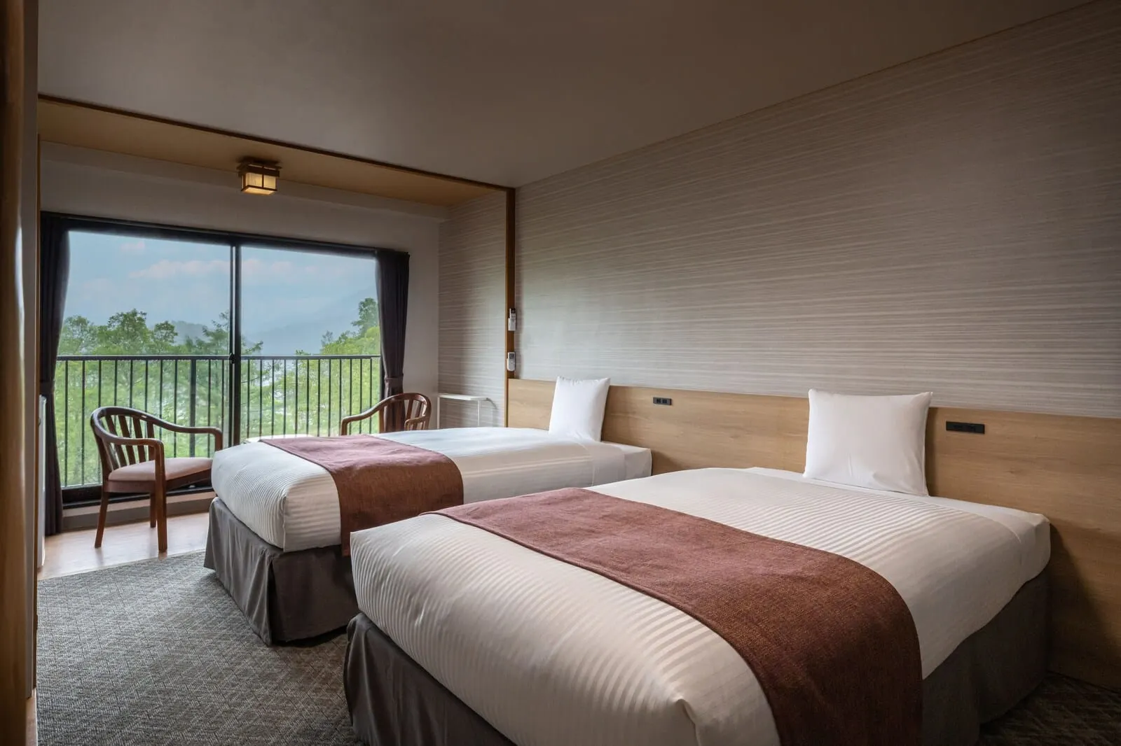 Okunikko Yumoto Lake Resort: A twin room