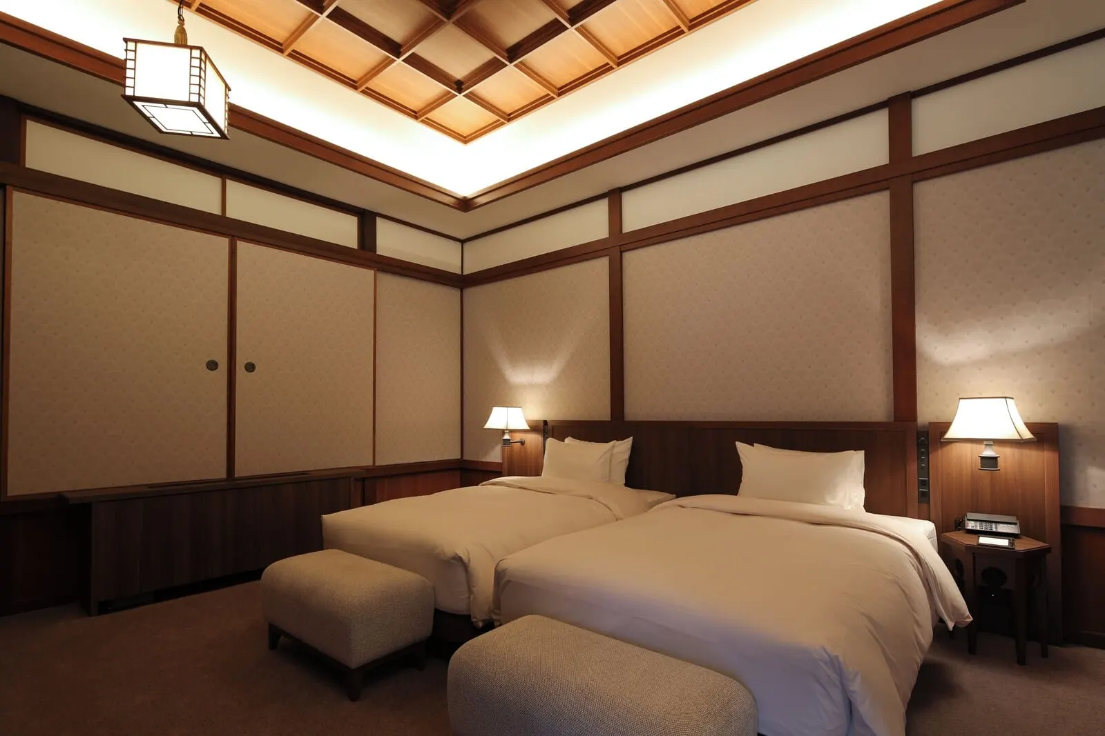 Nikko Kanaya Hotel: A twin room