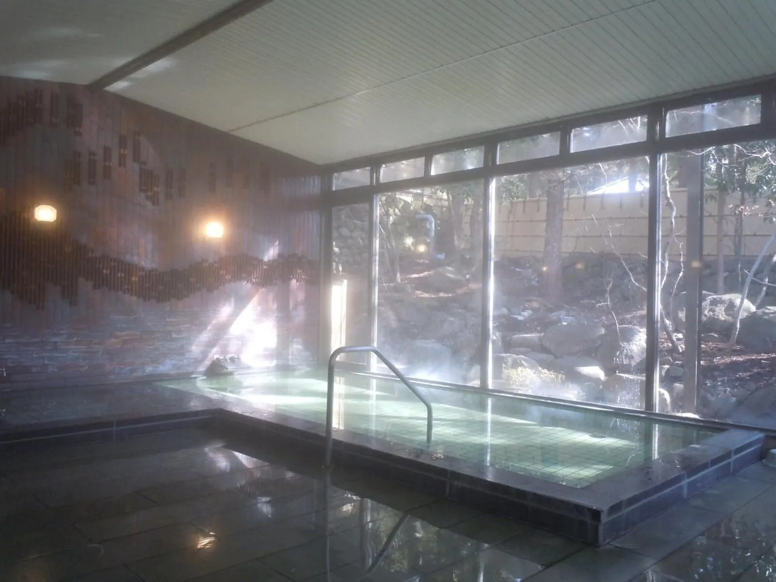 Hotel Seikoen: The indoor hot-spring bath