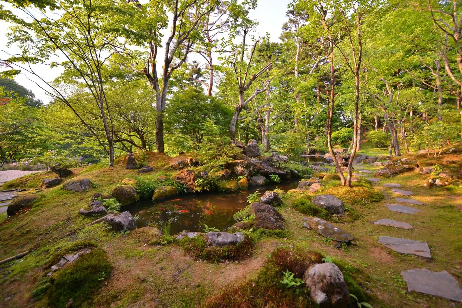 Nikko Hoshinoyado: The moss garden